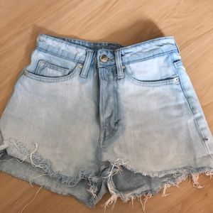 High waist shorts